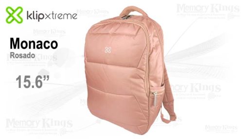 MOCHILA 15.6 KLIP XTREME Monaco KNB-426PK PINK