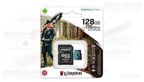 MEMORIA micro SD 128GB KINGSTON CANVAS GO! PLUS