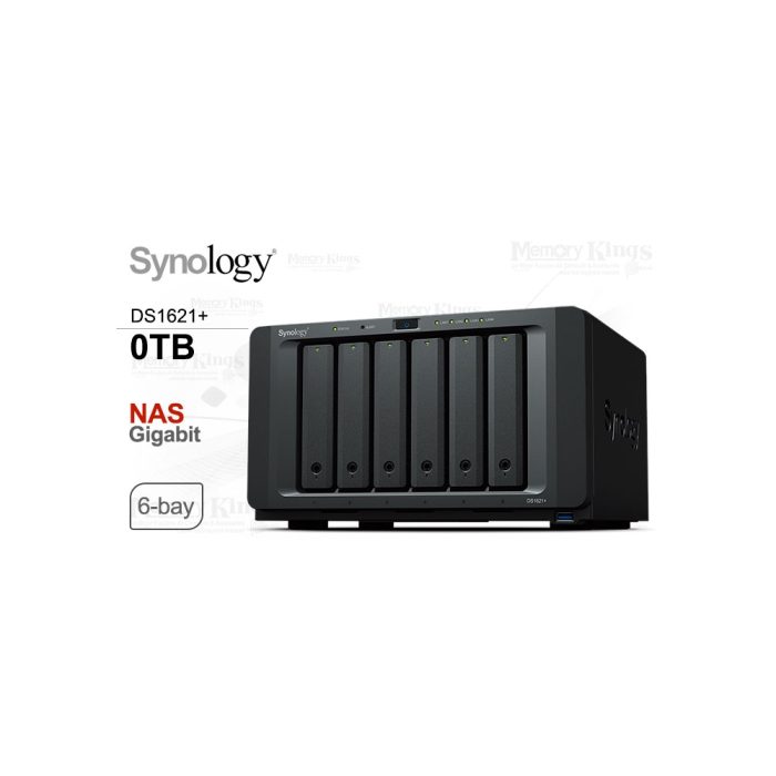 ALMACENAMIENTO NAS 0TB SYNOLOGY DS1621+ 6-bahias