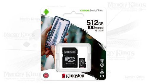 MEMORIA micro SD 512GB KINGSTON CANVAS SELECT PLUS