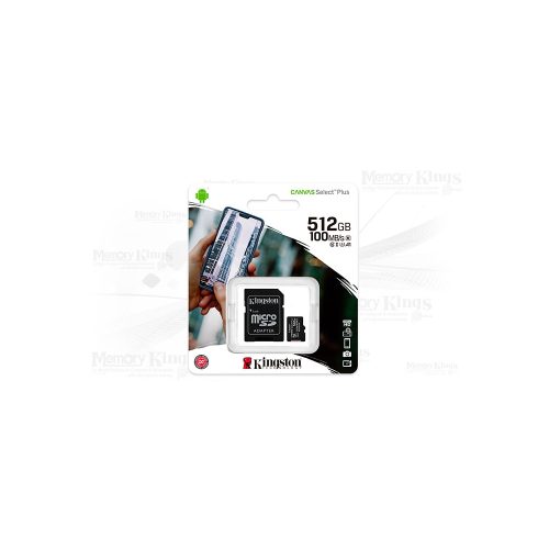 MEMORIA micro SD 512GB KINGSTON CANVAS SELECT PLUS