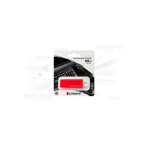 MEMORIA USB 64GB KINGSTON EXODIA RED