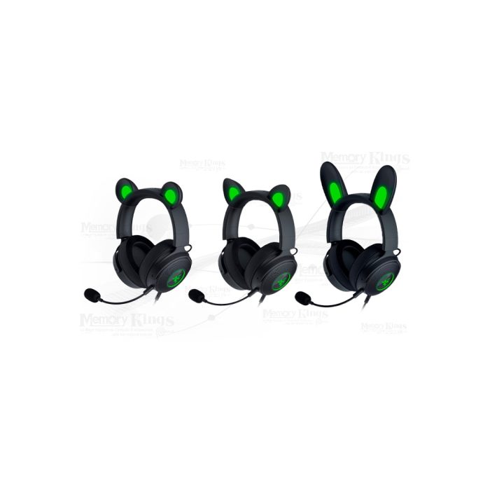 AURICULAR Gaming RAZER KRAKEN KITTY V2 PRO CHROMA USB BLACK