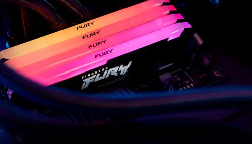 Memoria Kingston Fury Beast 32GB DDR4-3200MHz PC4-25600, CL16, 1.35V, 288-Pin, RGB, DIMM