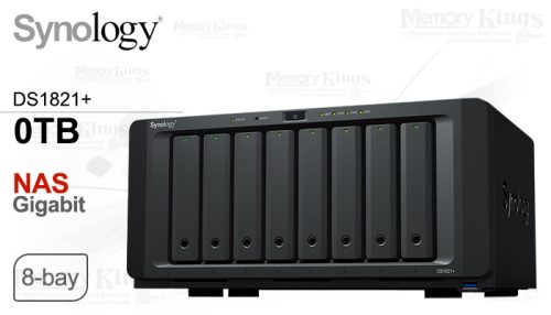 ALMACENAMIENTO NAS 0TB SYNOLOGY DS1821+ 8-bahias