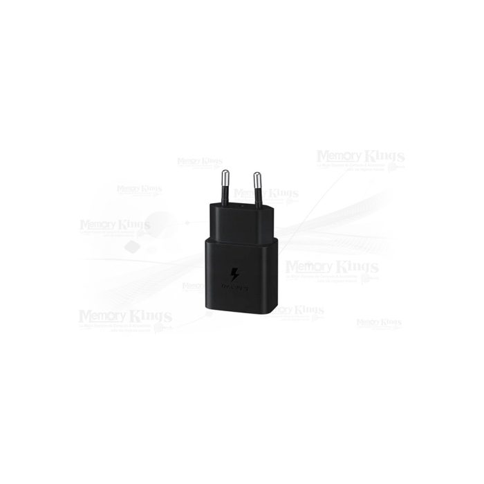 Cargador Samsung Travel Adapter 15W PD, USB-C, Diseño compacto, Color Negro