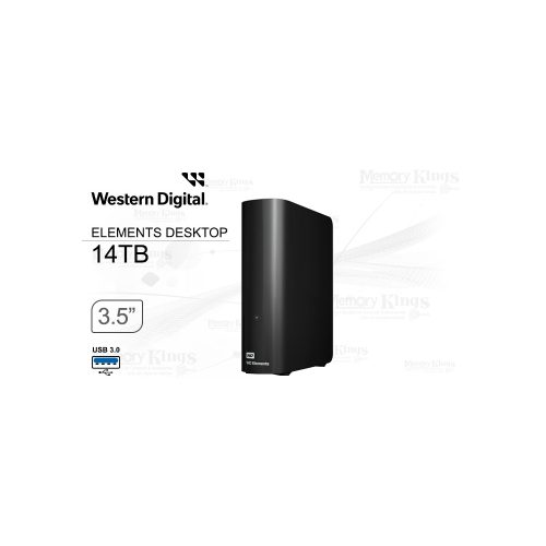 DISCO DURO 3.5 USB 14TB WD ELEMENTS DESKTOP BLACK