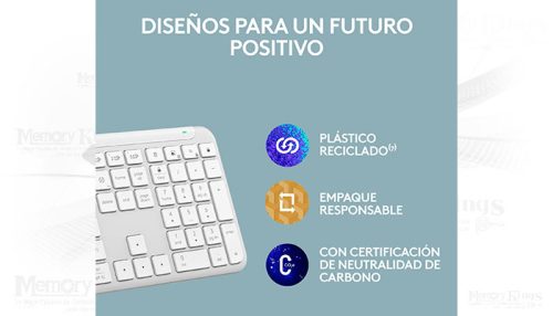 TECLADO LOGITECH SLIM SILENT K950 WHITE