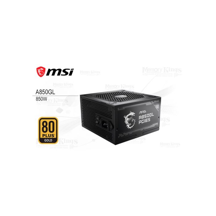 FUENTE 850W 80plus GOLD MSI MAG A850GL PCIE5 FM
