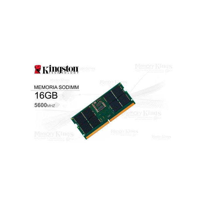 MEMORIA SODIMM DDR5 16GB 5600 CL46 KINGSTON KCP