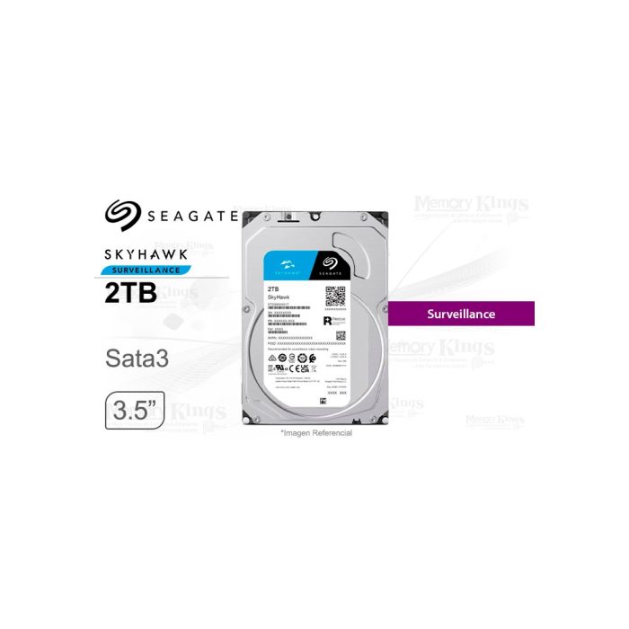 DISCO DURO 2TB SEAGATE SKYHAWK 256MB Vigilancia