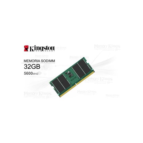 MEMORIA SODIMM DDR5 32GB 5600 CL46 KINGSTON KCP