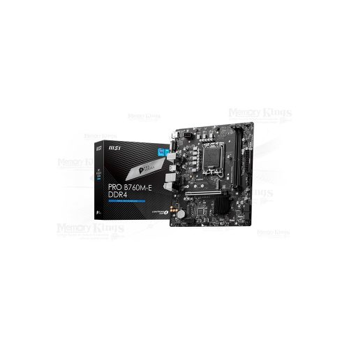 PLACA MSI PRO B760M-E D4 1700 mATX