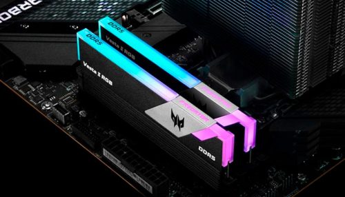 Memoria U-DIMM Predator Vesta II RGB, 32GB (2x16GB) DDR5-6000MHz, PC5-48000, CL32, 1.35V.