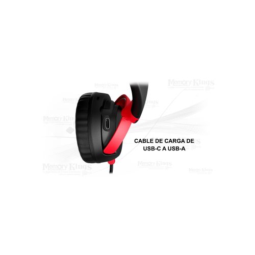 AURICULAR Gaming Wireless HyperX Cloud Mini Kids BLACK