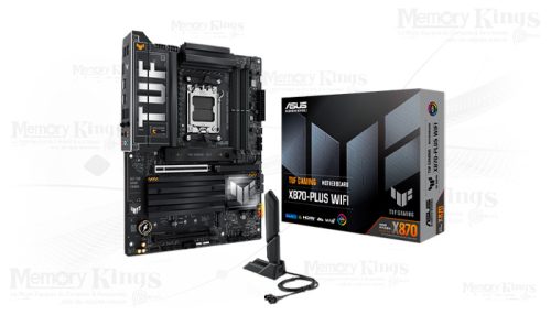 ASUS - TUF GAMING X870-PLUS WIFI - Motherboard - ATX - Socket AM5 - AMD X870 - para Ryzen