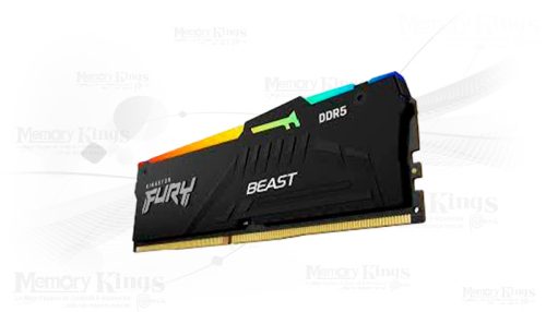 MEMORIA DDR5 16GB 6000 CL36 FURY BEAST RGB BLACK