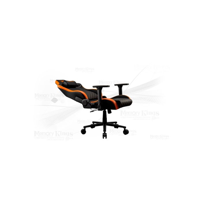 Silla gaming Cougar Defensor ergonómica con reposabrazos ajustables y diseño moderno, negra
