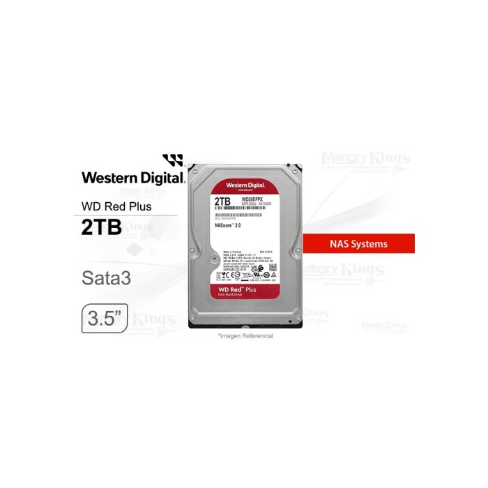 DISCO DURO 2TB WD RED PLUS 64MB NAS