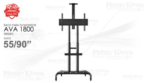 SOPORTE RACK PEDESTAL MOVIL GAME PRO AVA1800 BLACK