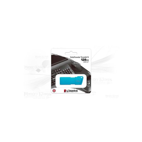 MEMORIA USB 128GB KINGSTON EXODIA M BLUE NEON