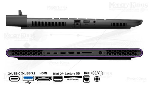 LAPTOP Core i7-13700HX DELL ALIENWARE M16 R1 16|1TB|16" GEFORCE RTX 4060 8GB, WIN-11
