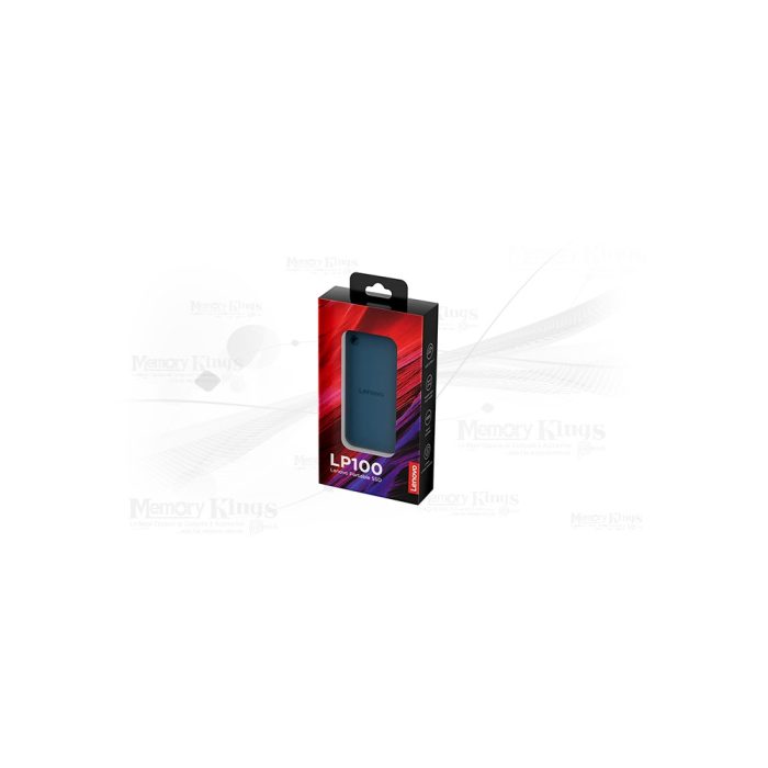 UNIDAD SSD USBC 500GB LENOVO LP100 Blue