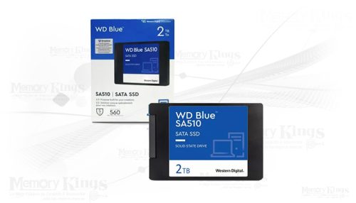 Unidad en estado solido Western Digital Blue, WDS200T3B0A, 2TB, SATA 6Gb/s, 2.5", 7mm.