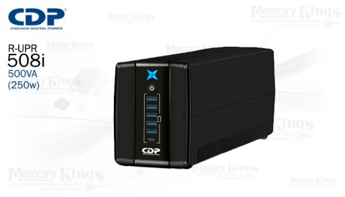 UPS 500VA(250W) CDP R-UPR508 5-USB interactiva