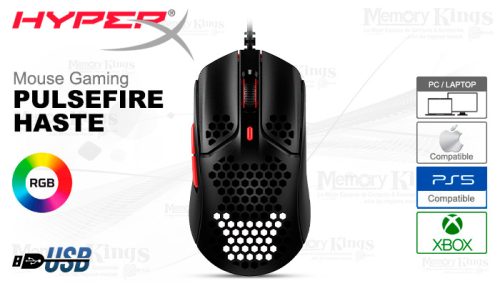 MOUSE Gaming HYPERX Pulsefire Haste RGB 16K BLACK
