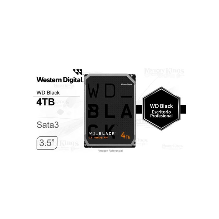 DISCO DURO 4TB WD BLACK 256MB 7200rpm