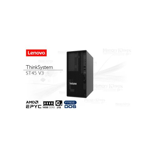 SERVIDOR AMD EPYC 4124P LENOVO ThinkSystem ST45 V3