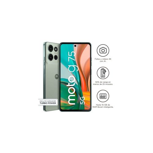 Motorola G75 XT2437-2 PE - Smartphone - Android - 256 GB - Green - Touch - 8 gb