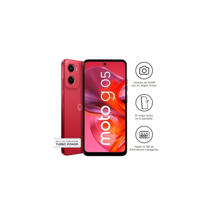 Motorola G05 XT2523-2 - Smartphone - Android - 64 GB - Red - Touch