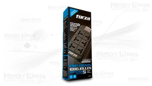PROTECTOR DE SOBRETENSION FORZA FSP-06MN 6-tomas