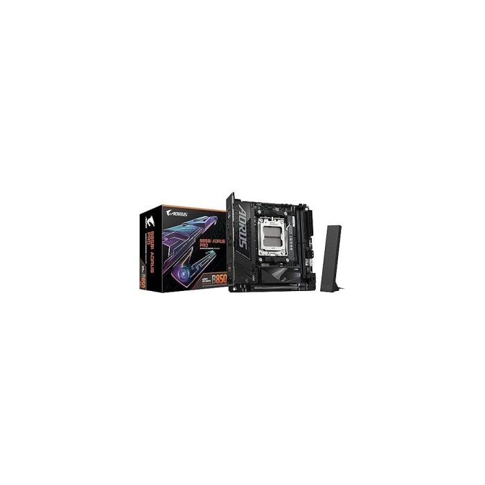 Motherboard GIGABYTE B850I AORUS PRO, Chipset AMD B850, Socket AMD AM5, Mini-ITX