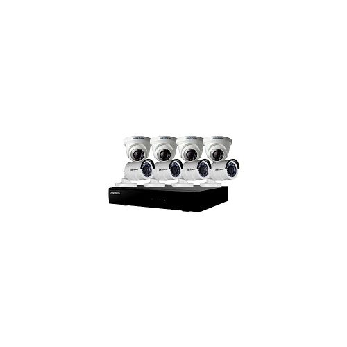 KIT CCTV: 8 CAMERAS + 1 DVR 8C