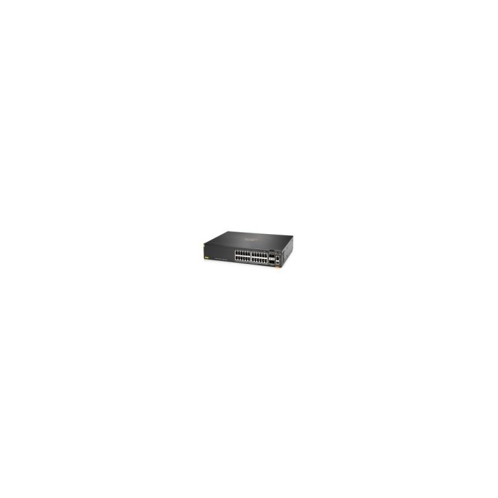 HPE Aruba 6200F 24G Class4 PoE 4SFP+ 370W Switch - Conmutador - Distancia máx. de apilamiento de 10 km