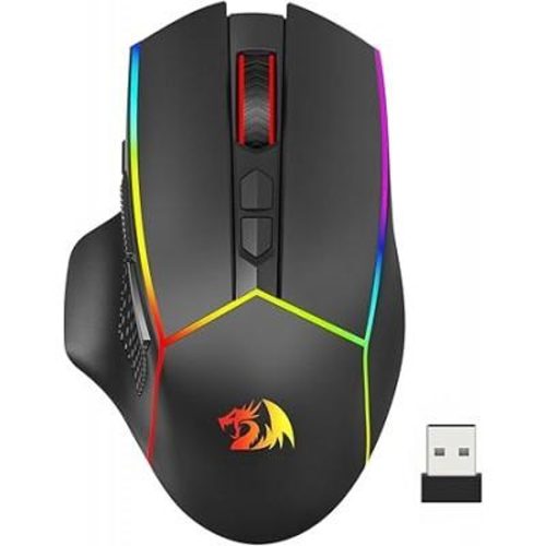 Mouse Gamer M814-PRO Optico, Interfaz: Inalambrica (2.4GHz)/BT/USB-C, Retroiluminación RGB