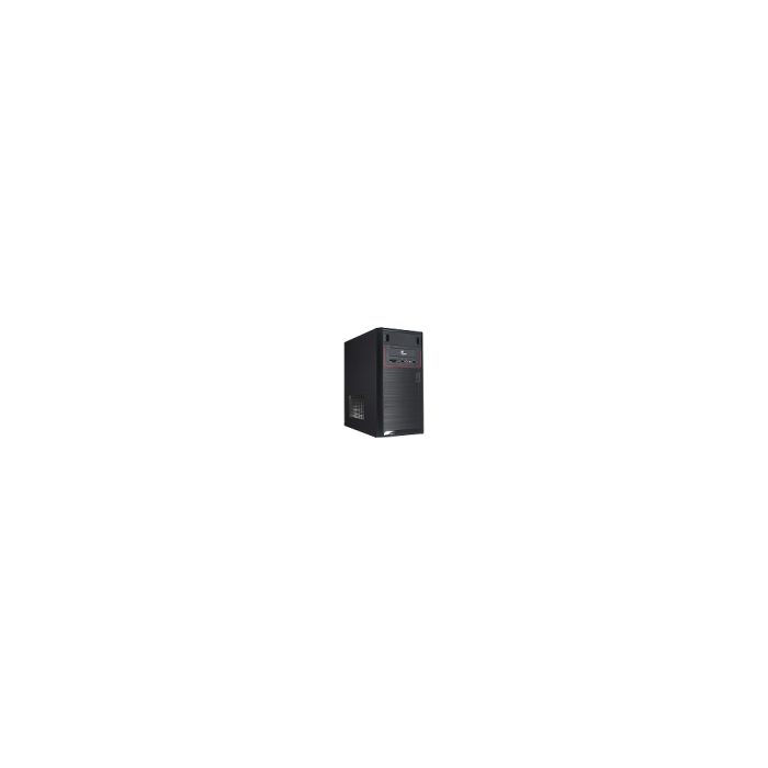 Xtech - Desktop - Micro ATX - All black - pc case 600W ps logo