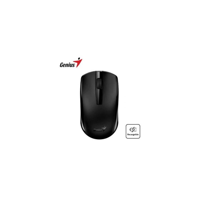 MOUSE GENIUS ECO-8100 WIRELESS BLUEEYE RECARGABLE BLACK (31030010410)