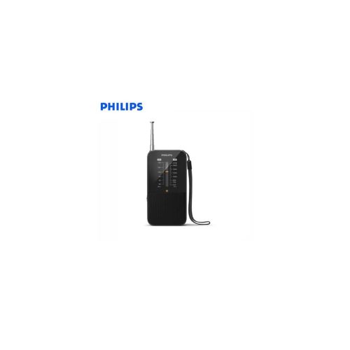 RADIO PORTATIL PHILIPS TAR1509 AM/FM AUX-IN 3.5MM BLACK*