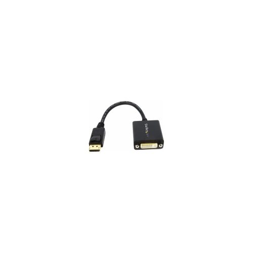 StarTech.com Adaptador de Video DisplayPort a DVI - Conversor DP - Hasta 1920x1200 - Convertidor Pasivo Externo - Negro