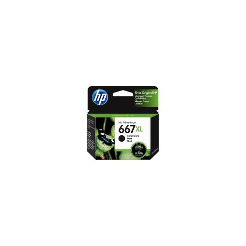 Cartucho de tinta HP 667XL Inyección de tinta - Negro - Original