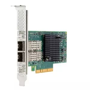 HPE BCM57416 Tarjeta 10Gigabit Ethernet para Servidor - 10GBase-T - Tarjeta enchufable - PCI Express 3.0 x8 - 10Gbit/s Data Transfer Rate - 2 Puerto(s) - 2 - Par trenzado