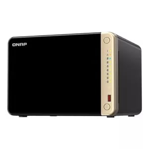 QNAP TS-664 6-BAY HIGH-PERFORMANCE DESKTOP NAS INTEL 4C4T PROCESSOR BURST UP TO 2.9GHZ WITH 8GB DDR4 RAM 2 X 2.5GBE 2 X M.2 2280 PCIE GEN 3 X1 1 X PCIE GEN3 X2 SLOT FOR NETWORK STORAGE EXPANSION