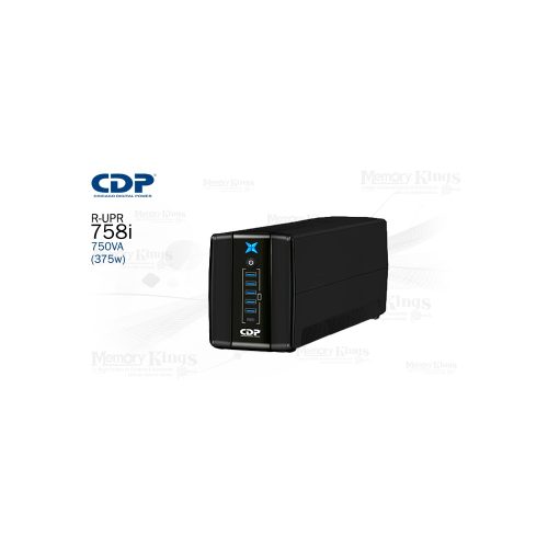 UPS 750VA(375W) CDP R-UPR758I 5-USB interactiva