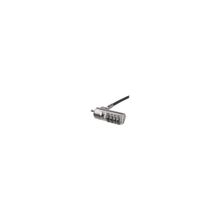 StarTech.com Cable de 2m con Candado de Seguridad de Combinación - con 4 Dígitos - Cable Antirrobo para K-Slot de Seguridad para Ordenadores Portátiles o Monitores