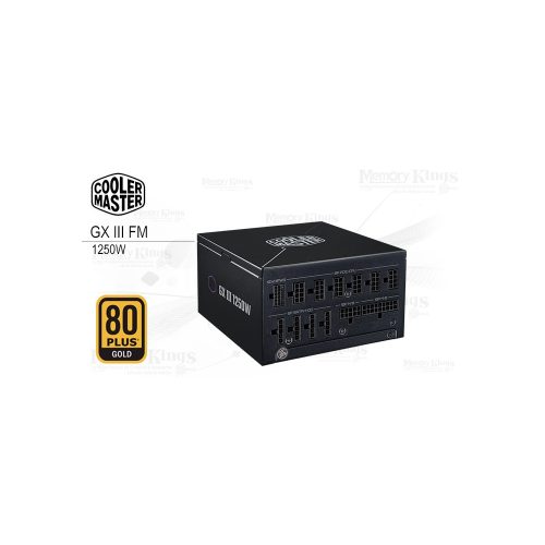 FUENTE 1250W 80plus GOLD COOLER MASTER GX III FM