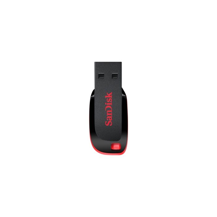 Memoria Flash USB SanDisk Cruzer Blade, 16GB, USB 2.0, presentación en colgador.